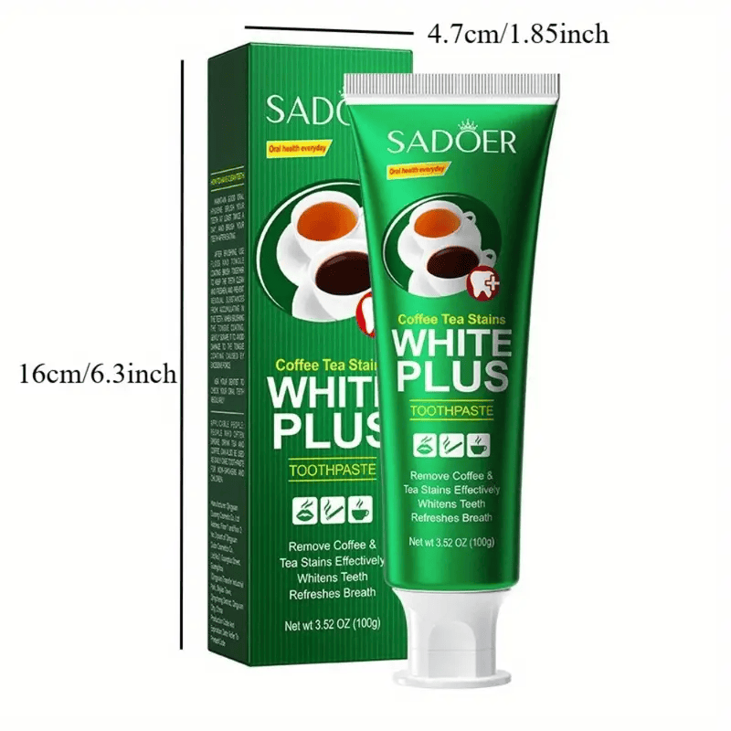 Tea Toothpaste, Plaque Protection, Fresh Breath, Basic Cleaning ...